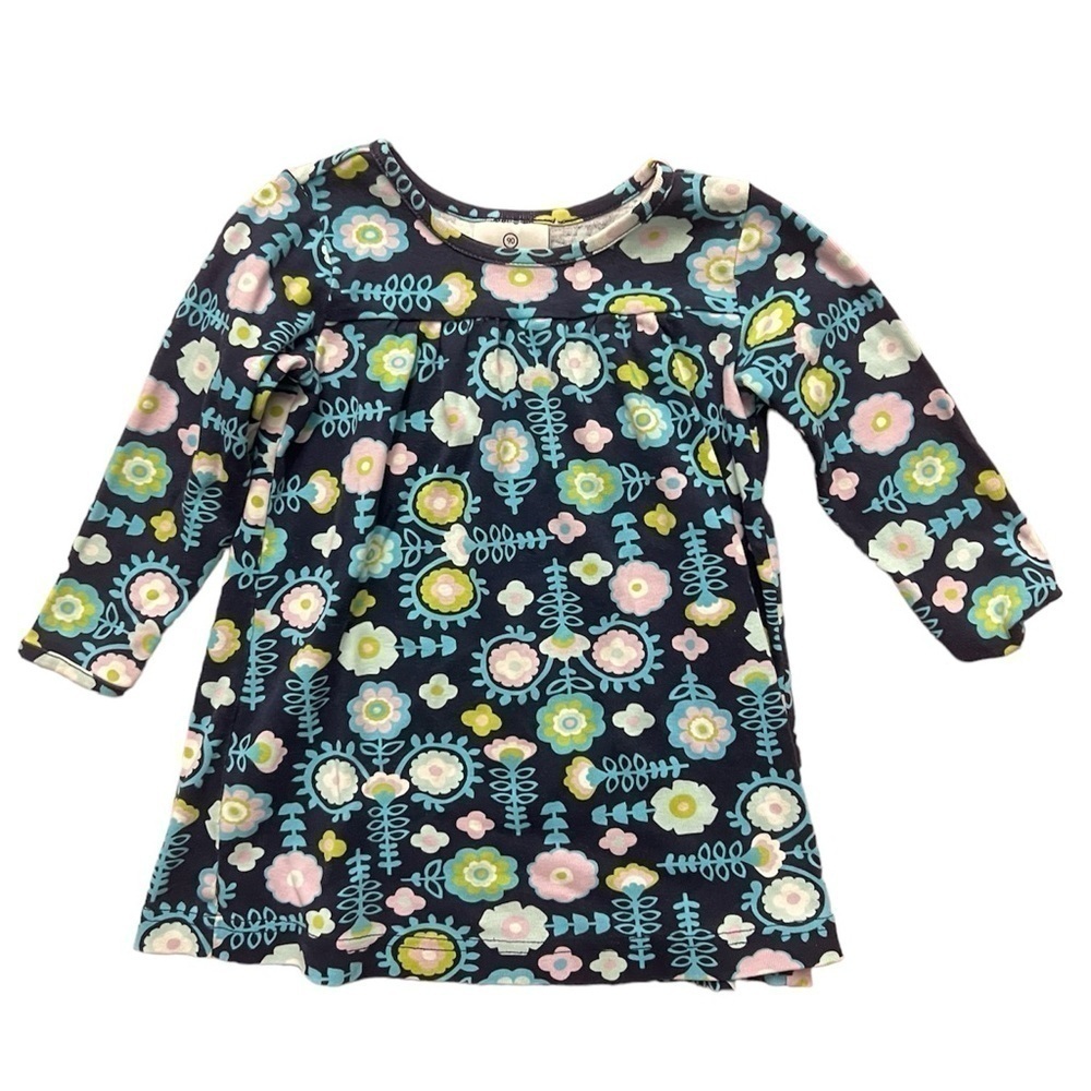 Hanna Andersson Floral Long Sleeve Dress Girl’s 3